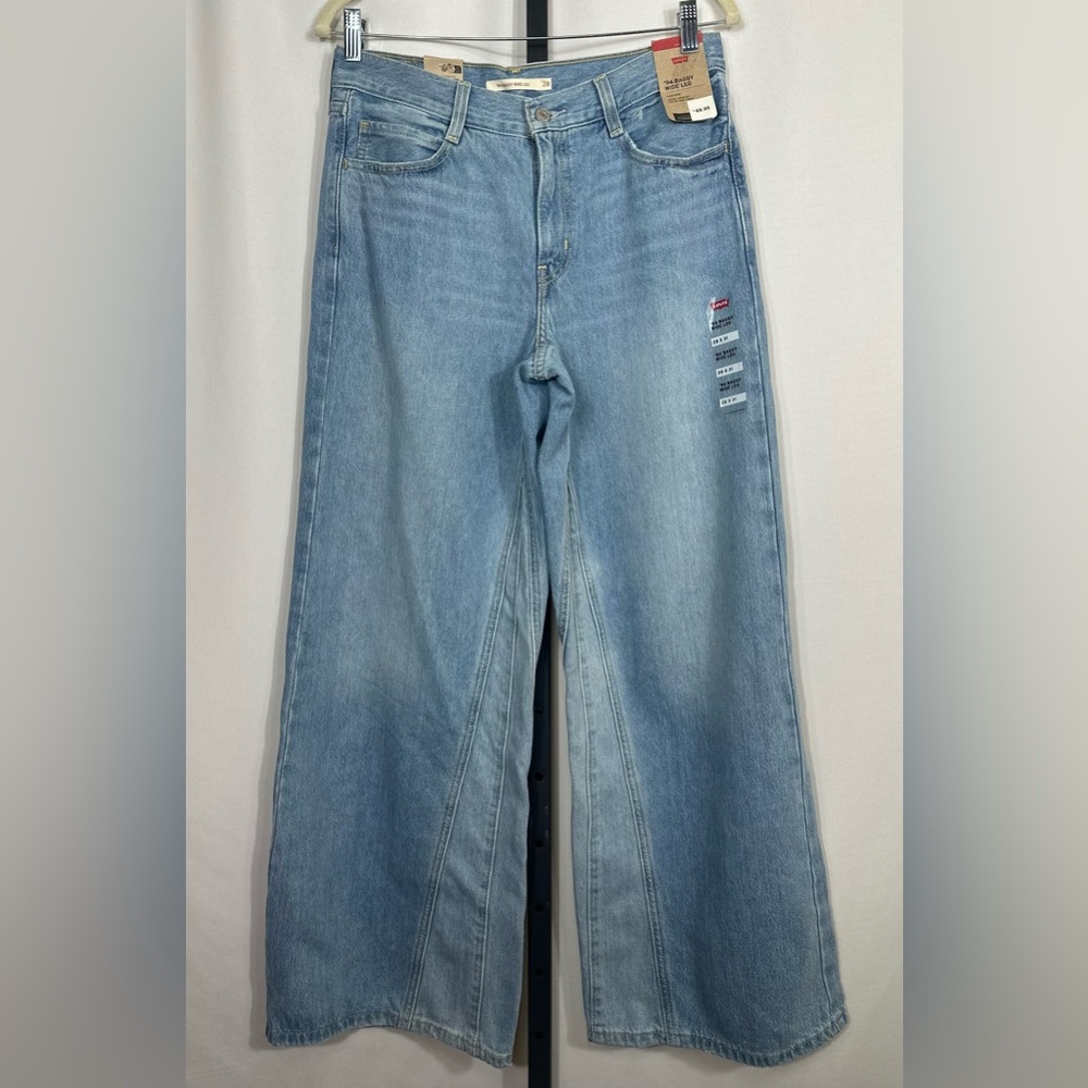 Levi's Light Blue Wide Leg Jeans